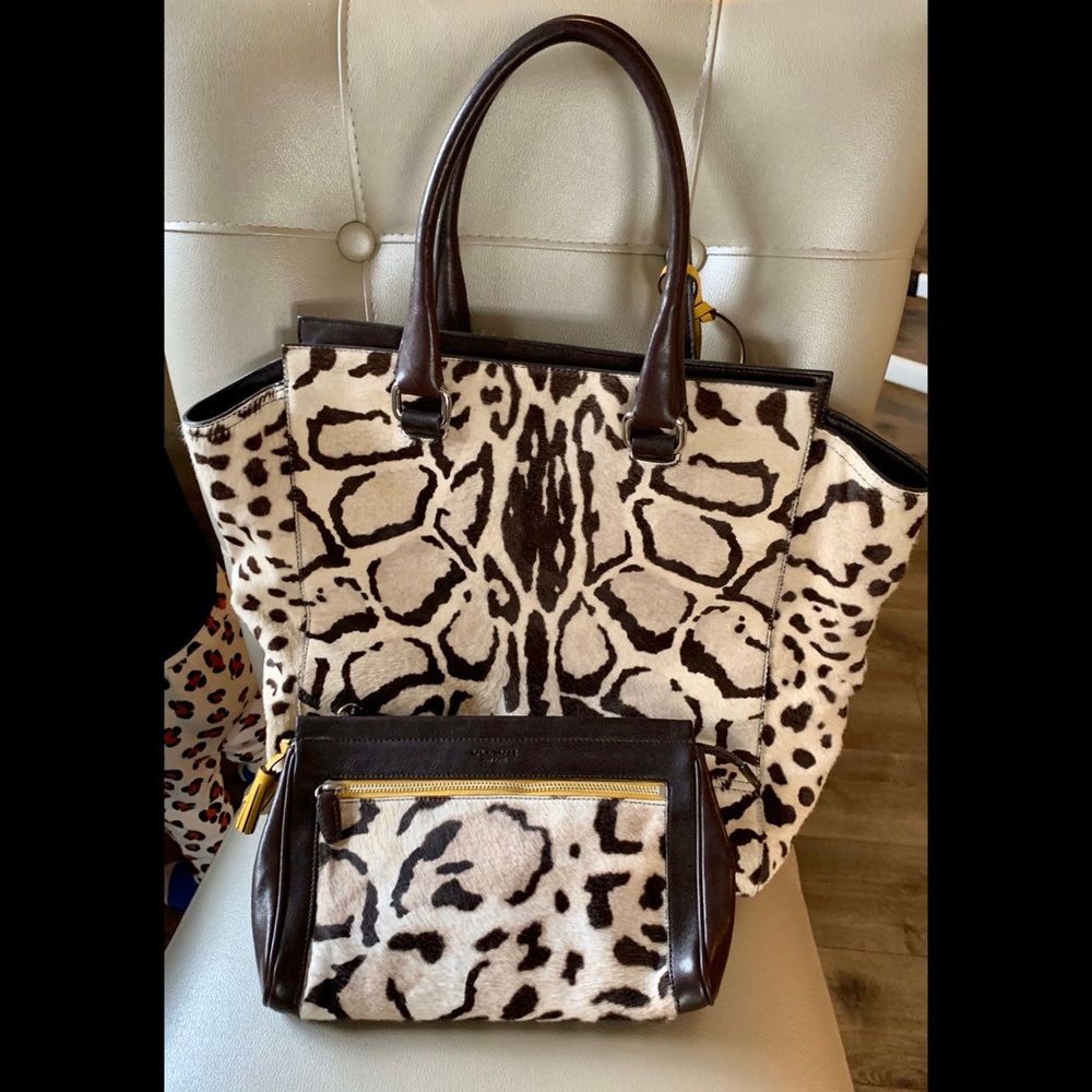 Coach calf hair set